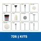 Kit Dremel 726 Limpar e Polir Para Micro Retíficas