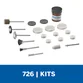Kit Dremel 726 Limpar e Polir Para Micro Retíficas