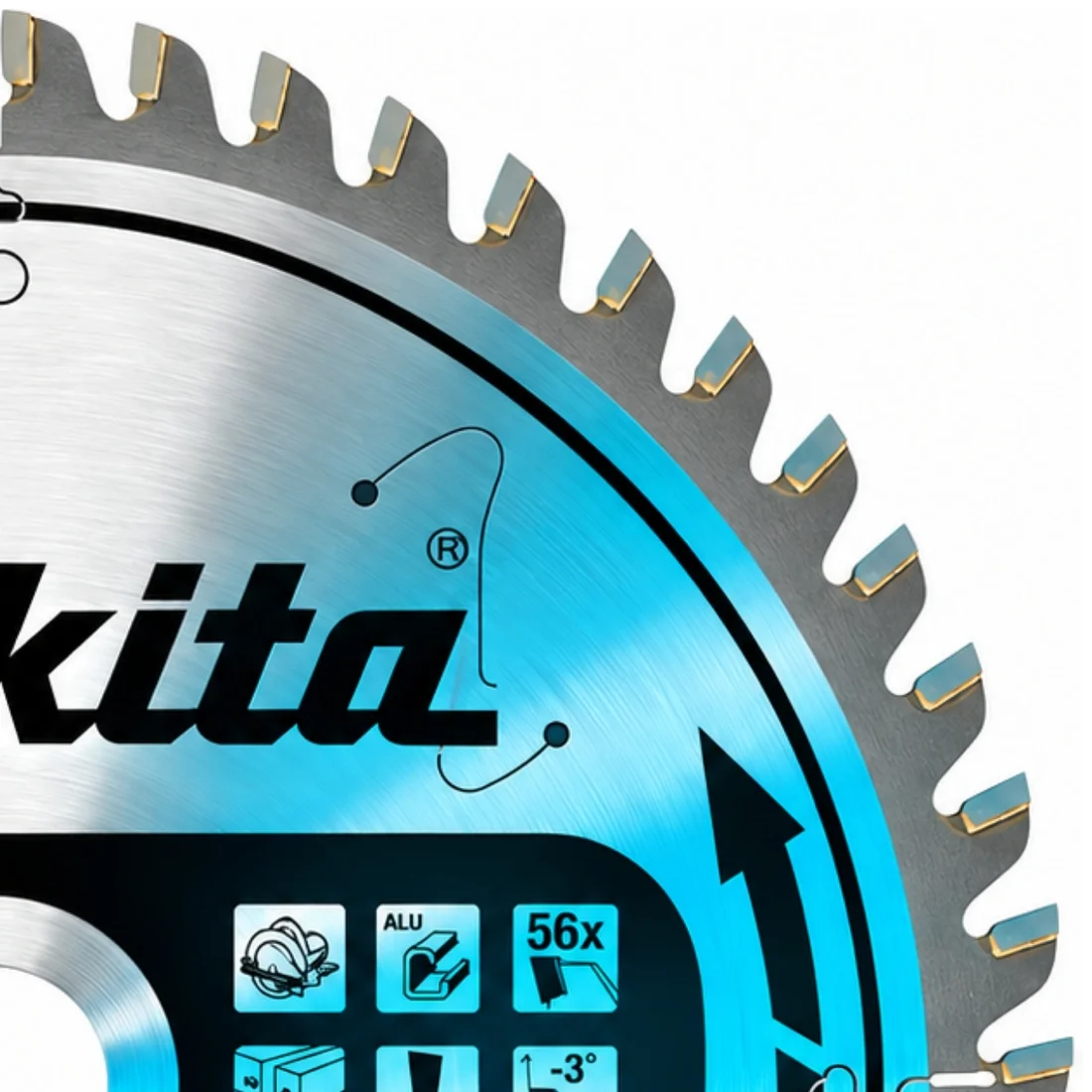 Serra Circular Vídea Para Máquina 6.1/2"" x 56 Dentes Makita B-19691