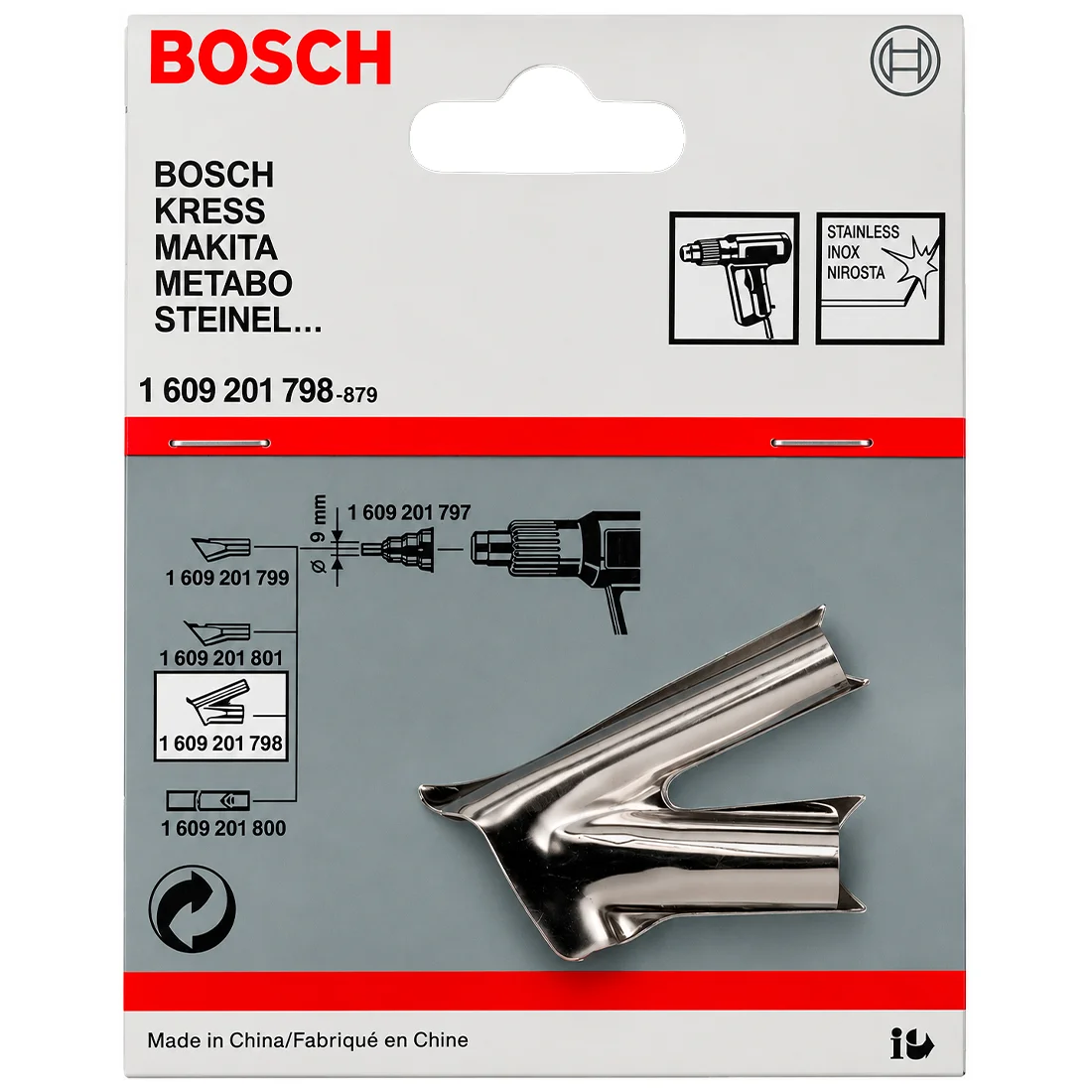 Bico Para Soprador Para Solda Bosch 1609201798