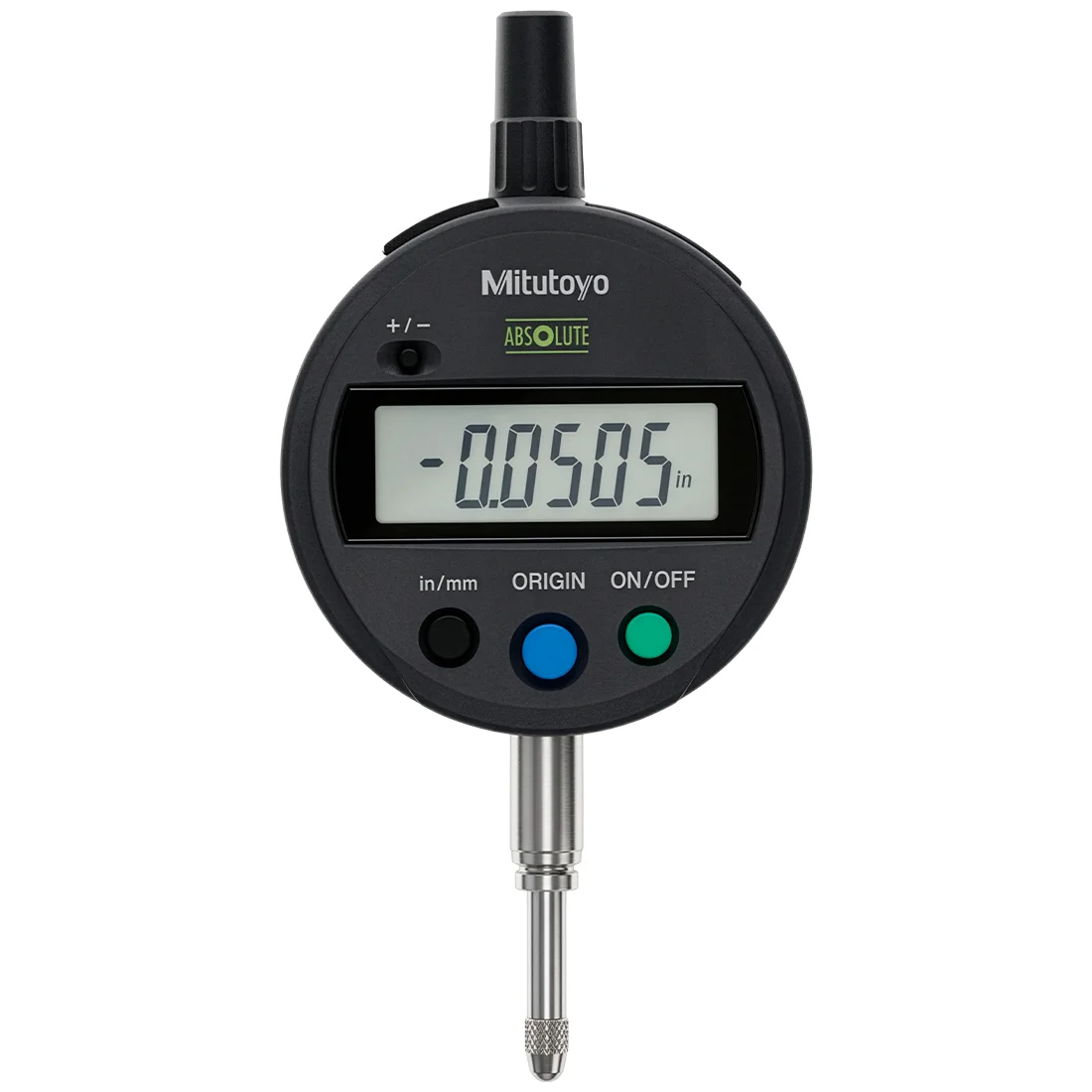 Relógio Comparador Digital 12,7mm 543-782-10 Mitutoyo Tampa com Orelha