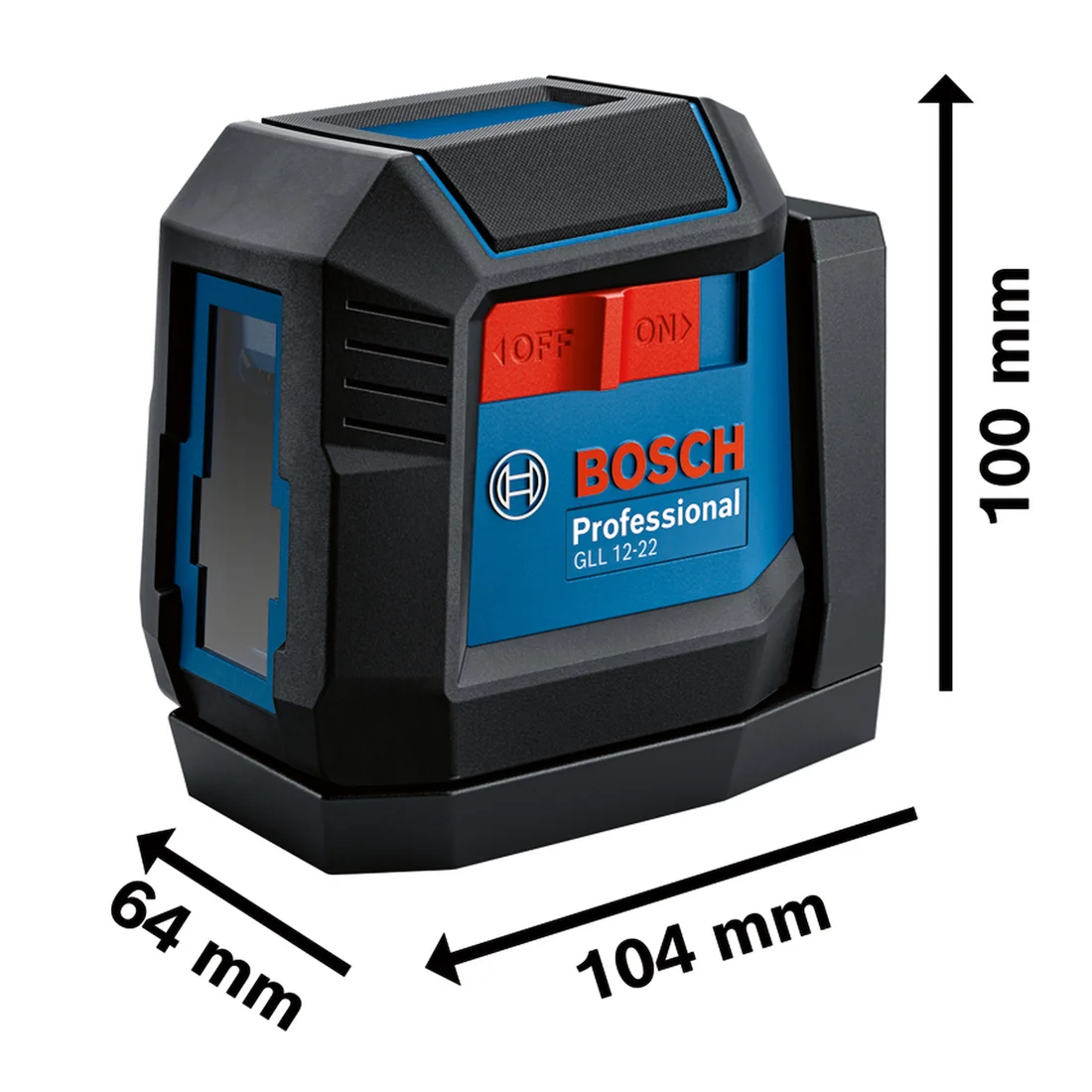 Nível a Laser Bosch GLL 12-22 Com Alcance de 12 m e Suporte Giratório