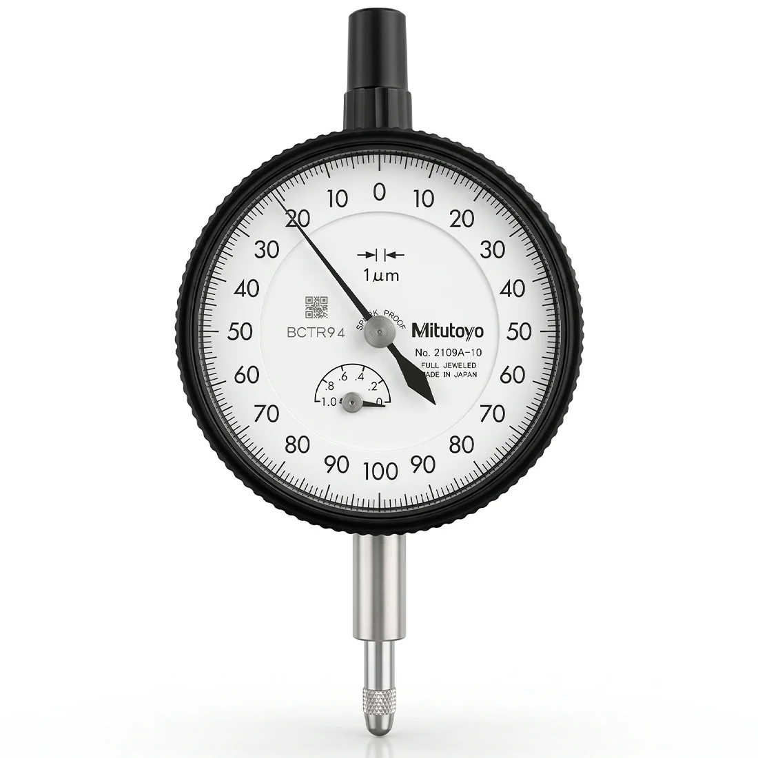 Relógio Comparador 0,01 mm Mitutoyo 2109A-10