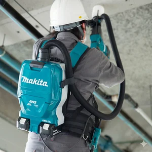 Aspirador de Pó Costal a Bateria 36V (2x18V) Makita DVC265ZX — Sem Carregador e Sem Bateria
