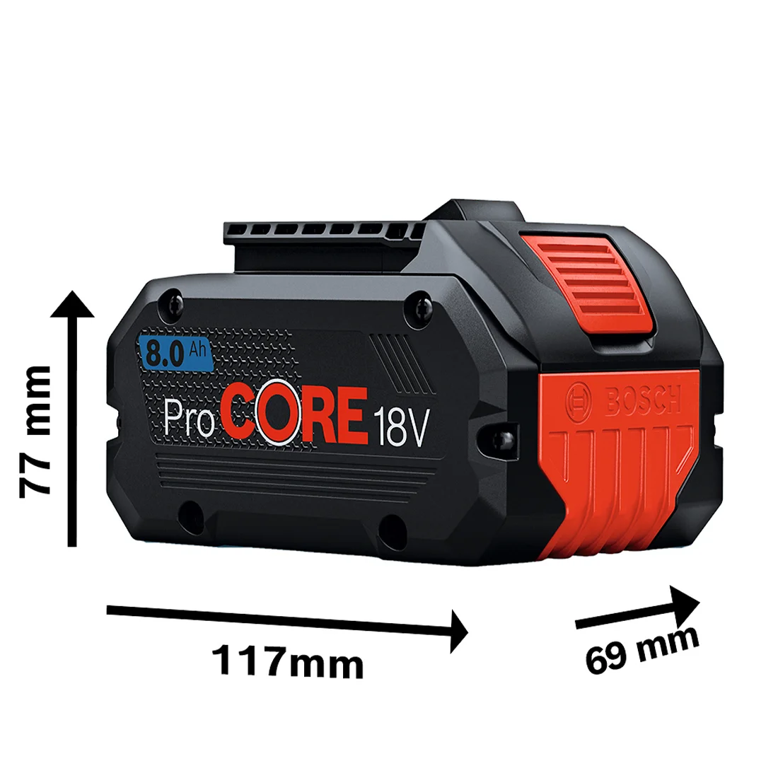 Kit Bosch 2 Baterias 18V ProCORE 8Ah + Carregador 220v