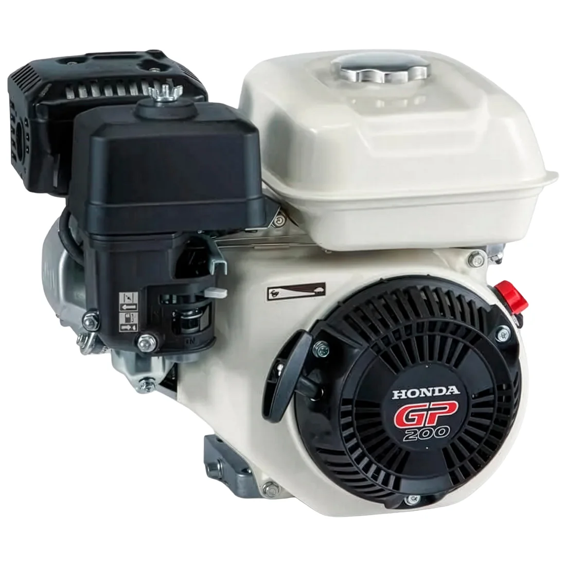 Motor Estácionário Honda à Gasolina 6.5HP, GP200HQXB, Com Alerta de Óleo