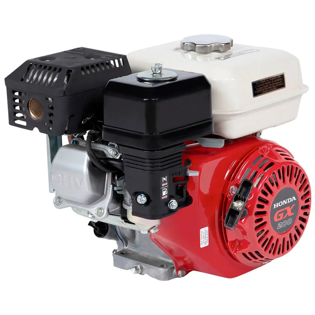 Motor Estácionário Honda à Gasolina 6.5HP, GX200QDBR - Sem Alerta de Óleo