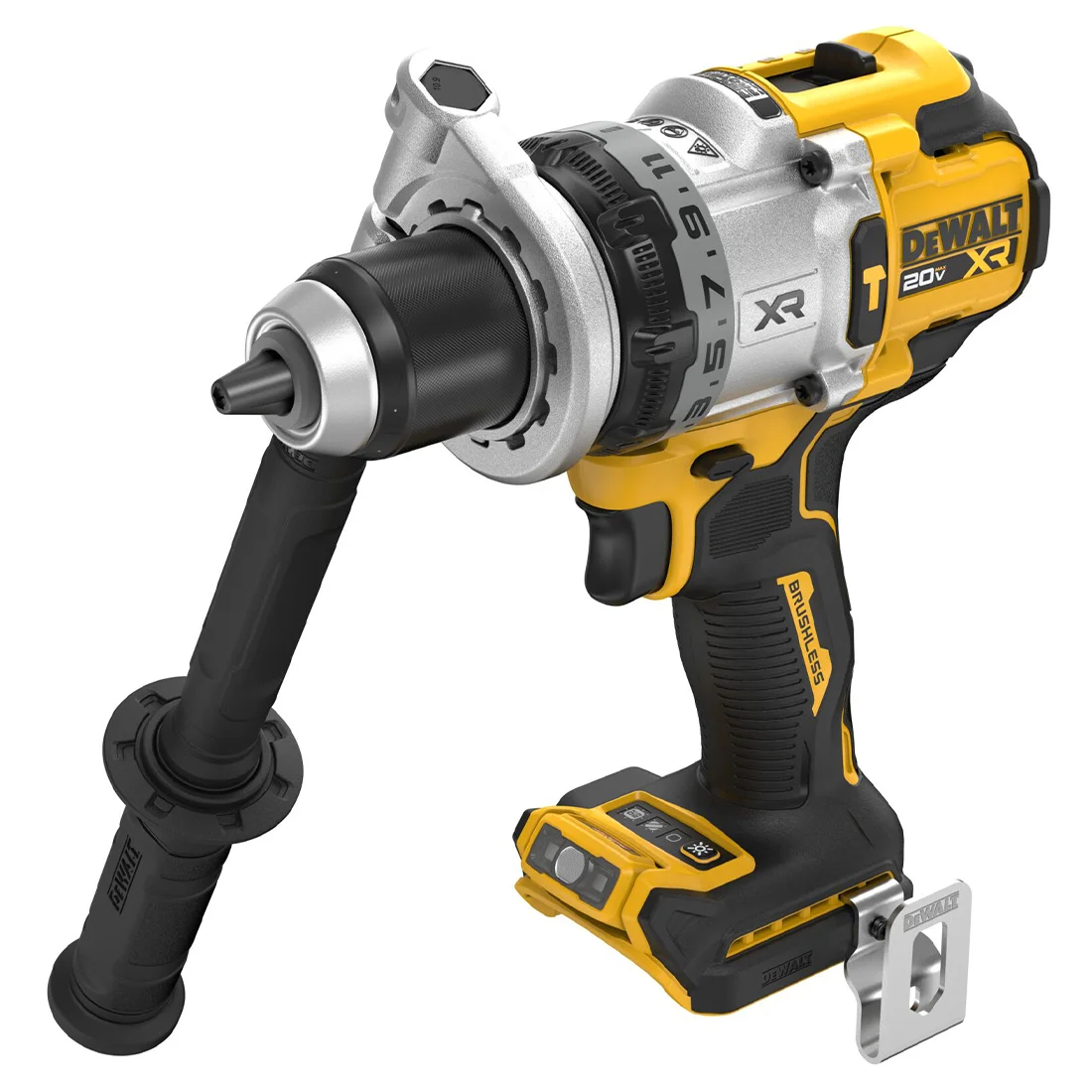 Furadeira e Parafusadeira de Impacto 20V DeWalt DCD1007B 1/2" Sem Bateria