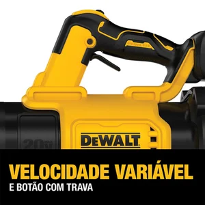Soprador de Folhas Dewalt 20v MAX Brushless DCBL722B-B3, Sem Bateria