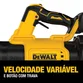 Soprador de Folhas Dewalt 20v MAX Brushless DCBL722B-B3, Sem Bateria
